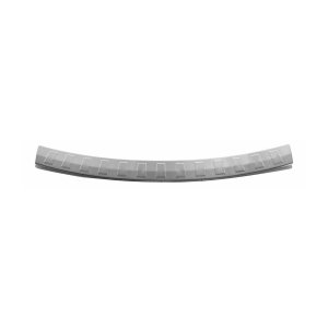 Audi A4 Rear Bumper Sill Cover - Omac - Brushed Silver - '07-'15